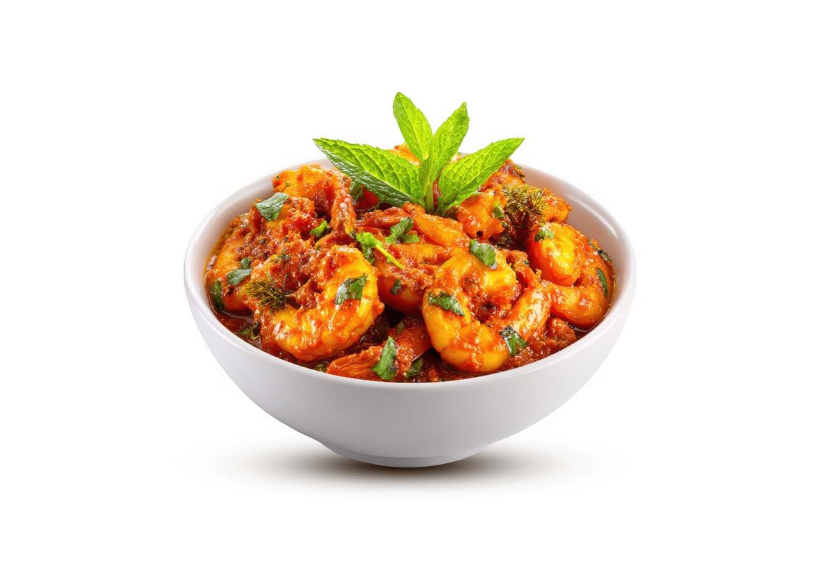 yummy shrimp dish in a bowl